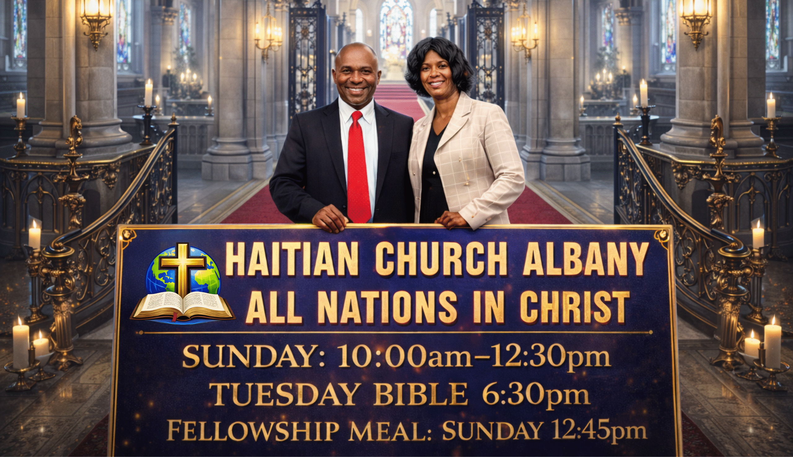 Haitian Church flyer